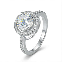 Thumbnail for Ring zirkonia — productfoto op witte achtergrond