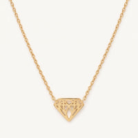 Thumbnail for Minimalistische ketting — productfoto op witte achtergrond, goud | SKU: 12791388-gold