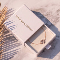 Thumbnail for Wereldbol armband — in de cadeaudoos, rosé goud | SKU: 22665062-rose-gold