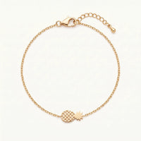 Thumbnail for Ananas armband — productfoto op witte achtergrond, goud | SKU: 9178613-gold