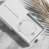 Thumbnail for Ananas armband — in de cadeaudoos, zilver | SKU: 9178613-white-gold