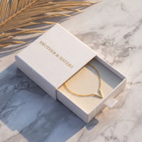 Thumbnail for Minimalistische armband — in de cadeaudoos, goud | SKU: 9443177-gold