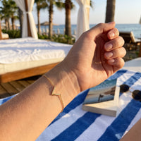 Thumbnail for Waterproof sieraden — gedragen, echte grootte, goud | SKU: 9443177-gold