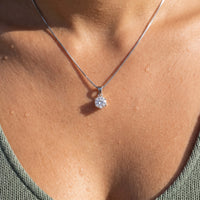 Thumbnail for Ketting met hanger — close-up van de details, zilver | SKU: 505665