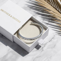 Thumbnail for Armband met tekst — in de cadeaudoos, zilver | SKU: 9864184-silver