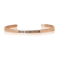 Thumbnail for Tekst armband — productfoto op witte achtergrond, rosé goud