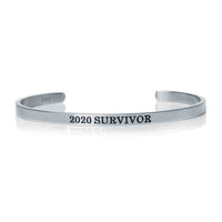 Thumbnail for Tekst armband — productfoto op witte achtergrond, zilver