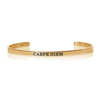 Thumbnail for Carpe diem armband — productfoto op witte achtergrond, goud