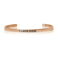 Thumbnail for Carpe diem armband — productfoto op witte achtergrond, rosé goud
