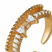 Thumbnail for Vlinder ring — productfoto op witte achtergrond, goud