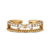 Thumbnail for Vlinder ring — productfoto op witte achtergrond, goud