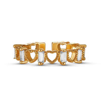 Thumbnail for Hart ring — productfoto op witte achtergrond, goud