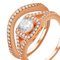 Thumbnail for Trouwring set — productfoto op witte achtergrond, zilver