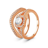 Thumbnail for Trouwring set — productfoto op witte achtergrond, zilver