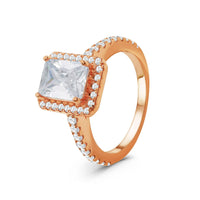 Thumbnail for Belofte ring — productfoto op witte achtergrond, zilver
