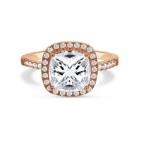 Thumbnail for Solitaire ring — productfoto op witte achtergrond, zilver