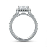 Thumbnail for Rechthoekige ring in zilver