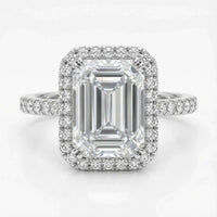 Thumbnail for Rechthoekige ring in zilver