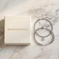 Thumbnail for Heart Cutout Bond Matching Bracelet Set shot 36