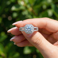 Thumbnail for Vierkante ring in zilver