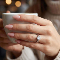 Thumbnail for Solitaire ring met kristal