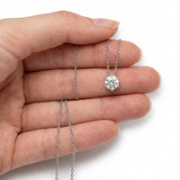 Thumbnail for Solitairketting met Moissanite