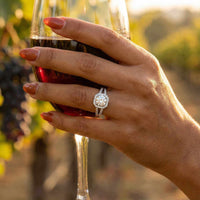 Thumbnail for Vierkante ring in zilver