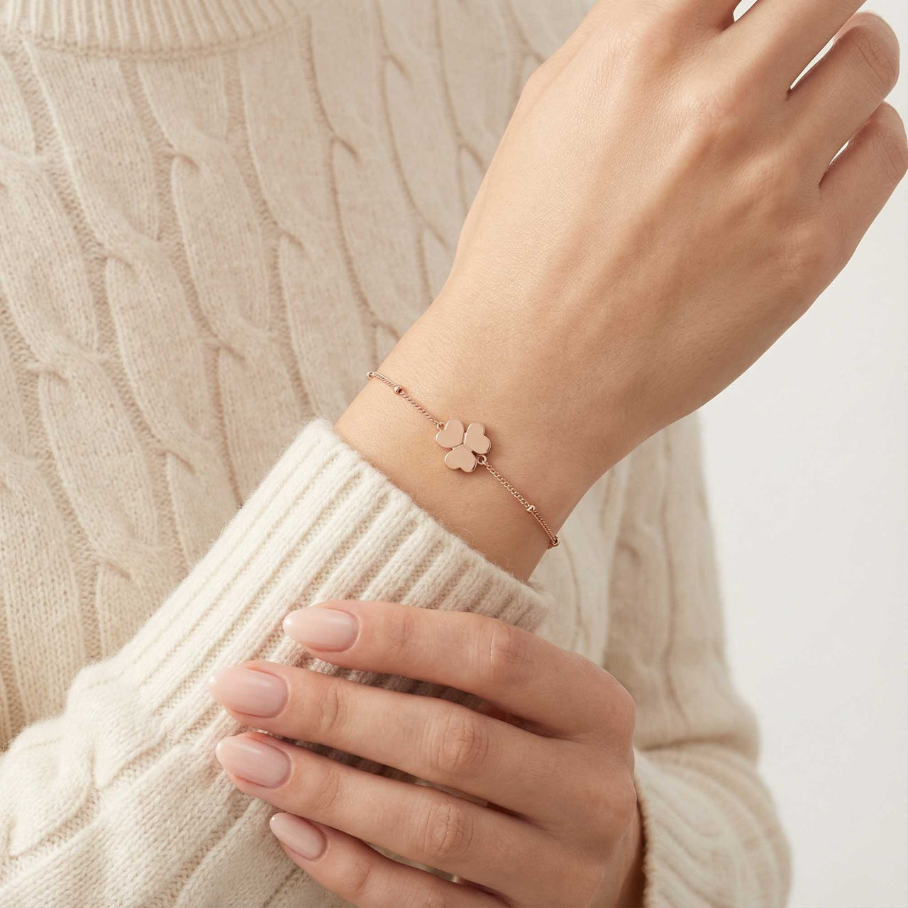 Armband Klaverblad