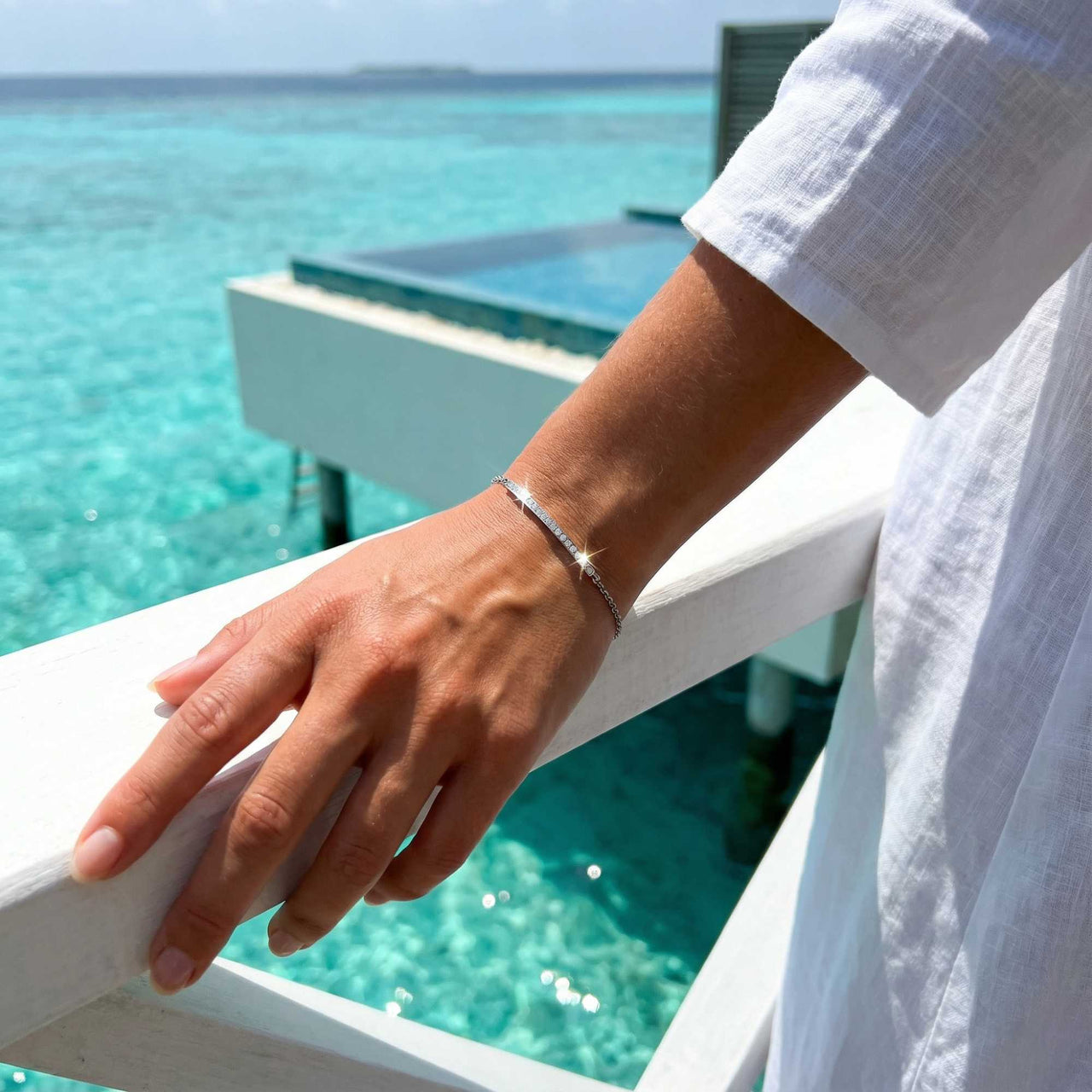 Fijne Armband met Kristal