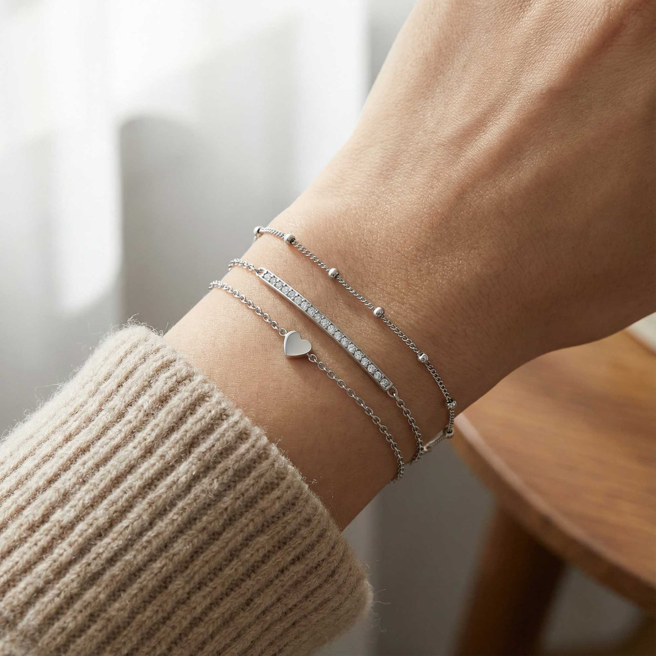 Fijne Armband met Kristal