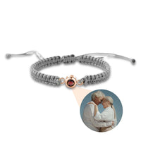 Thumbnail for Man Grey Photo Bracelet featuring a personalized photo pendant by Brother & Sisters, perfect for celebrating cherished memories.