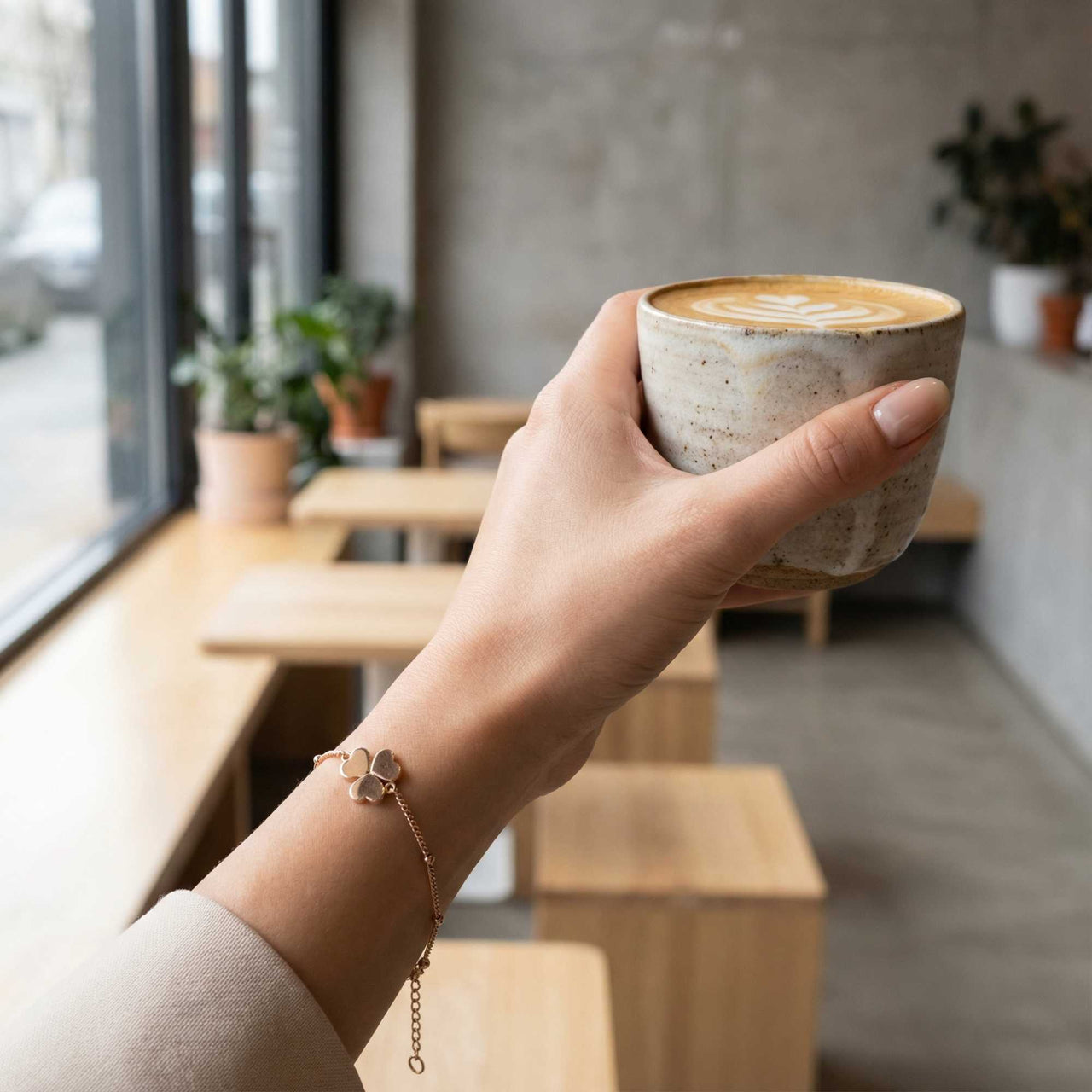 Armband Klaverblad