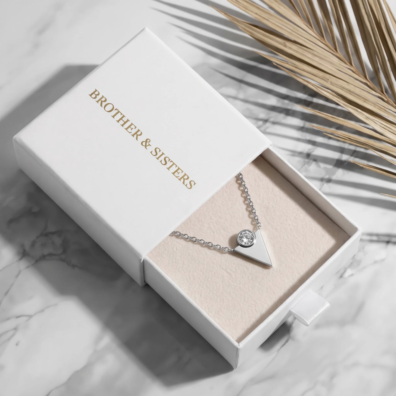Waterproof sieraden — in de cadeaudoos, zilver | SKU: 18048714-rhodium-plated