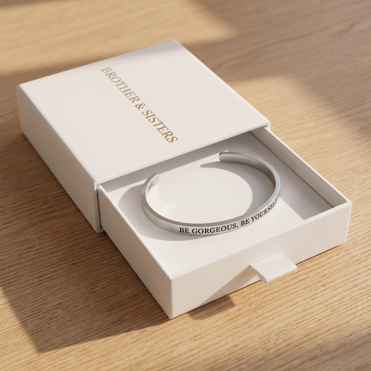Armband dames — in de cadeaudoos, zilver | SKU: bgby-rg