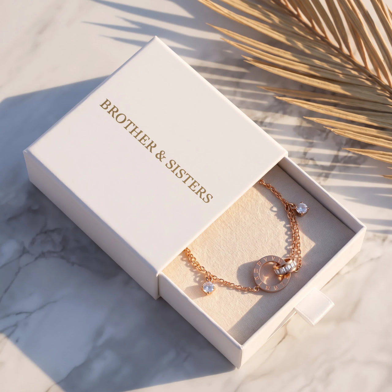 Waterproof sieraden — in de cadeaudoos, rosé goud | SKU: 25535338-rose-gold