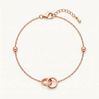 Thumbnail for Armband romeinse cijfers — productfoto op witte achtergrond, rosé goud | SKU: 25535339-rose-gold