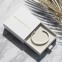 Thumbnail for Armband met tekst — in de cadeaudoos, zilver | SKU: 7220397-silver-plated