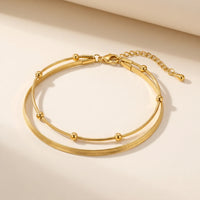 Thumbnail for Double Snake Anklet Set