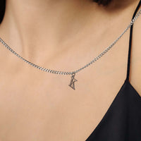 Thumbnail for Eternal Initial Necklace - Silver letter necklace by Brother & Sisters, showcasing timeless elegance and sophistication.