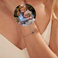 Thumbnail for Favorite Photo Bracelet showcasing a cherished photo of two girls, by Brother & Sisters, a stylish memory accessory.
