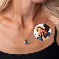 Thumbnail for Girlfriend Photo Necklace with custom photo pendant, perfect personalized gift by Brother & Sisters.