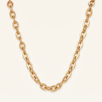 Thumbnail for Schakelketting — productfoto op witte achtergrond, goud | SKU: lachaine