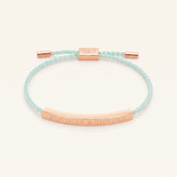 Thumbnail for Touwtjes armband — productfoto op witte achtergrond, rosé goud | SKU: lamenthe-rg
