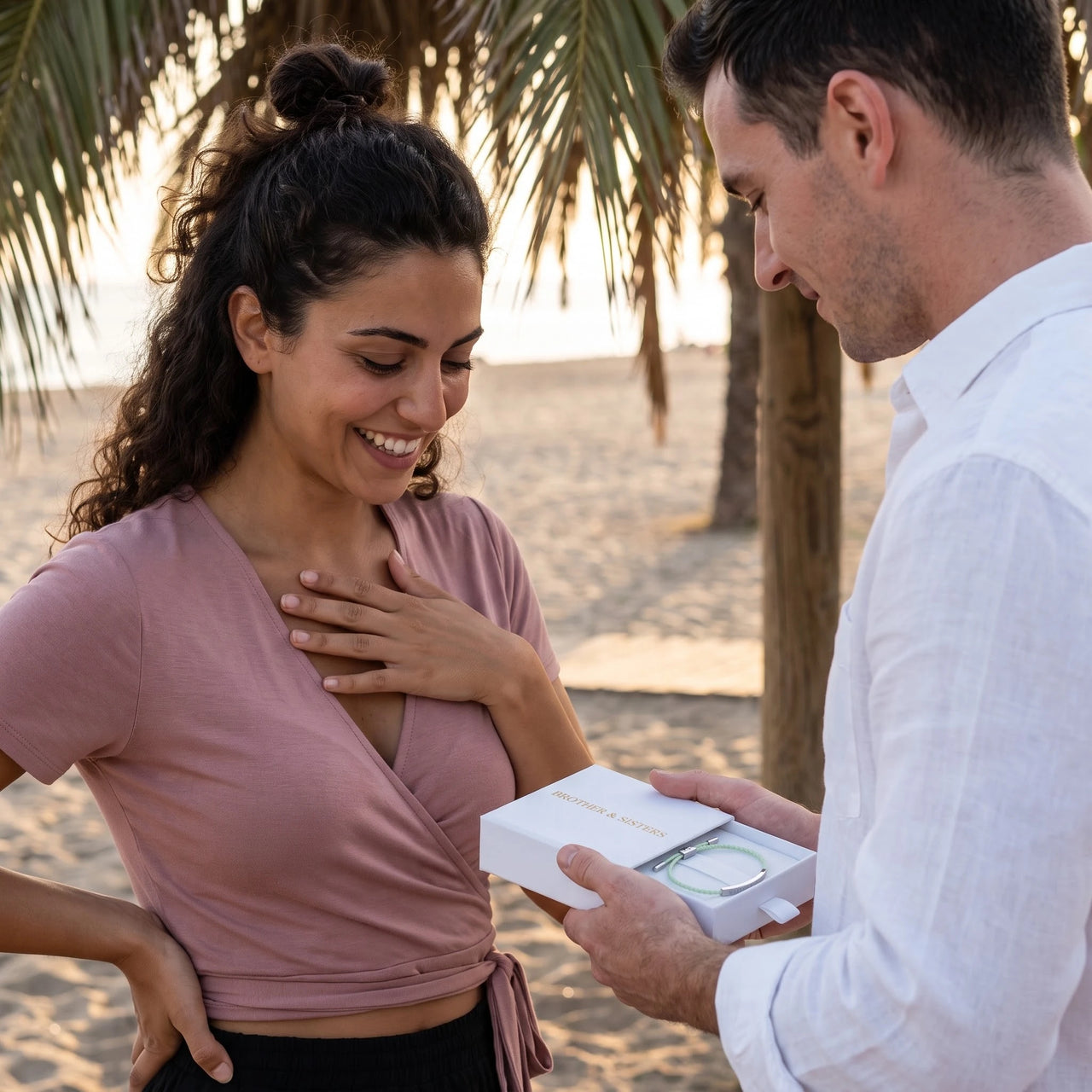 Verstelbare armband — cadeau gegeven, zilver | SKU: lanature-wg