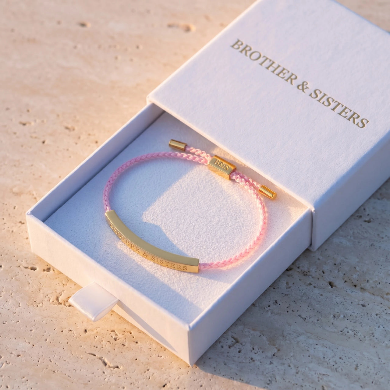 Roze armband — in de cadeaudoos, goud | SKU: lecorail-g