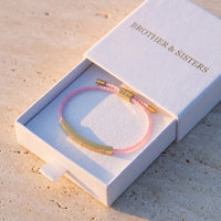 Thumbnail for Roze armband — in de cadeaudoos, goud | SKU: lecorail-g