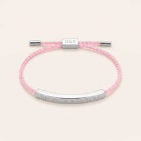 Thumbnail for Touw armband — productfoto op witte achtergrond, zilver | SKU: lecorail-wg