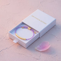Thumbnail for Touw armband — in de cadeaudoos, goud | SKU: lemauve-g