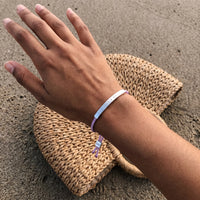 Thumbnail for Touw armband — gedragen, echte grootte, zilver | SKU: lemauve-wg