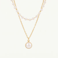 Thumbnail for Parelketting — productfoto op witte achtergrond, goud | SKU: lepure